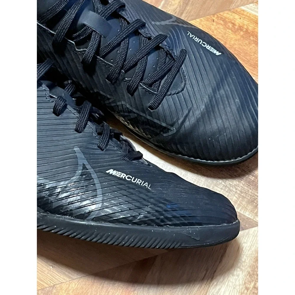 Nike Vapor 15 Club IC Indoor Football Soccer Shoes Black US 7 (DJ5969‎ 001)